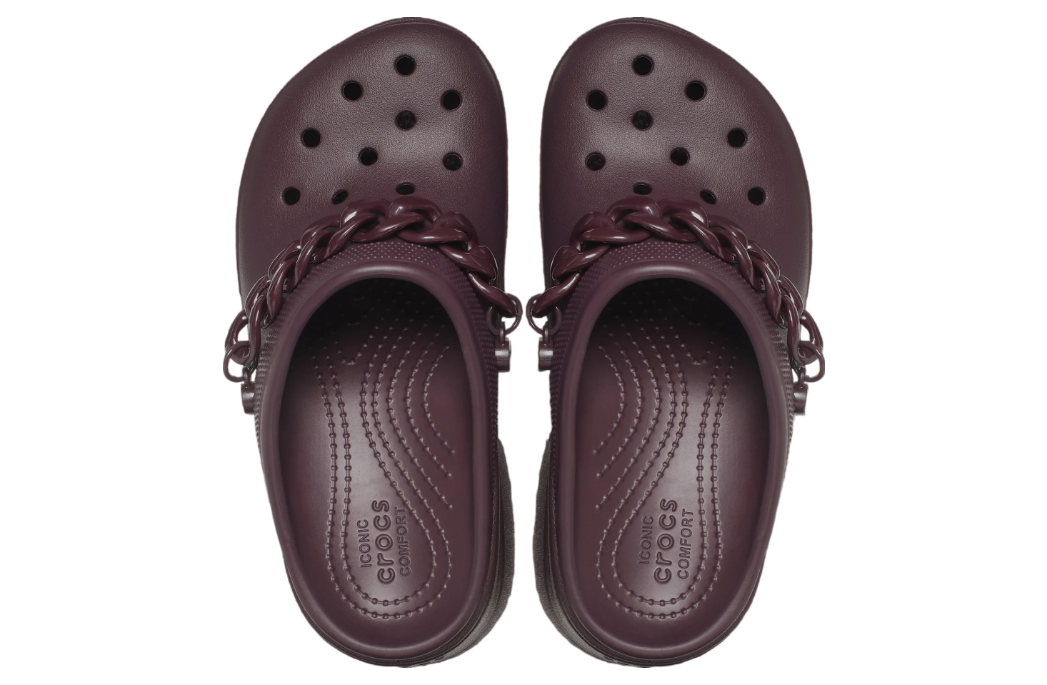 Crocs Siren Chain Clog Dark Cherry