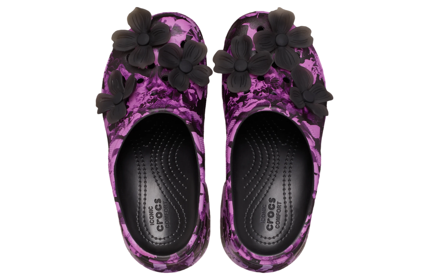 Crocs Siren Hyper Floral Clog Black / Multi