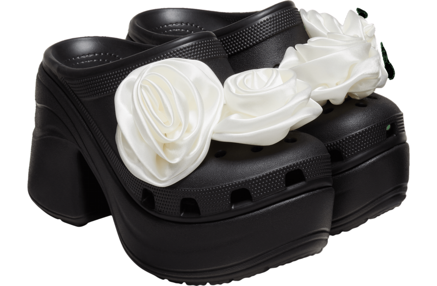 Crocs Siren Rosette Clog Black