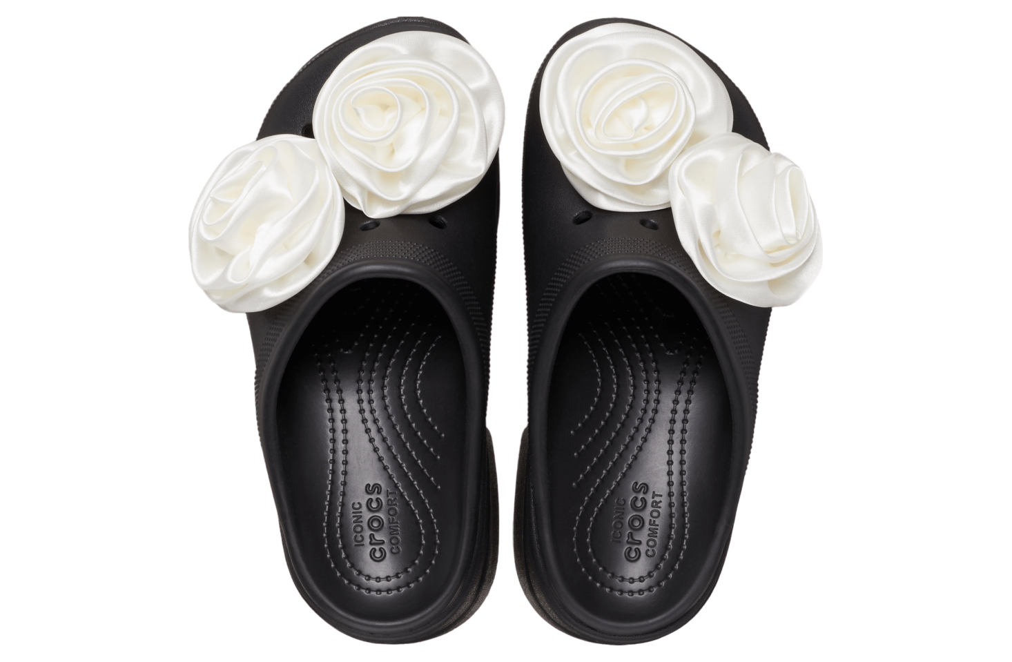 Crocs Siren Rosette Clog Black