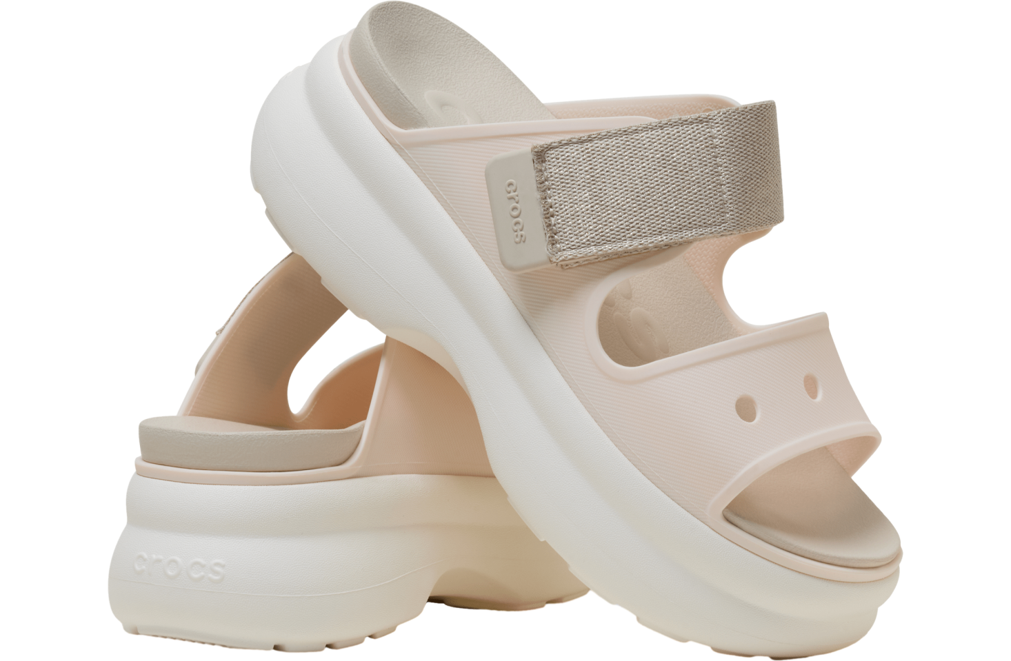 Crocs Soho Shimmer Two Strap Sandal WMNS Peach Ice / Frappé