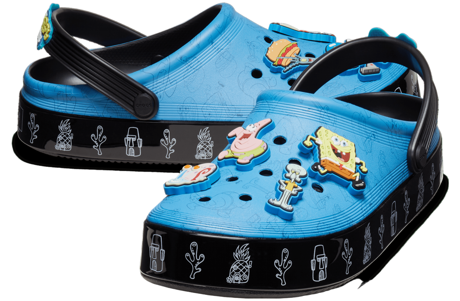 Crocs Spongebob Off Court Clog Black