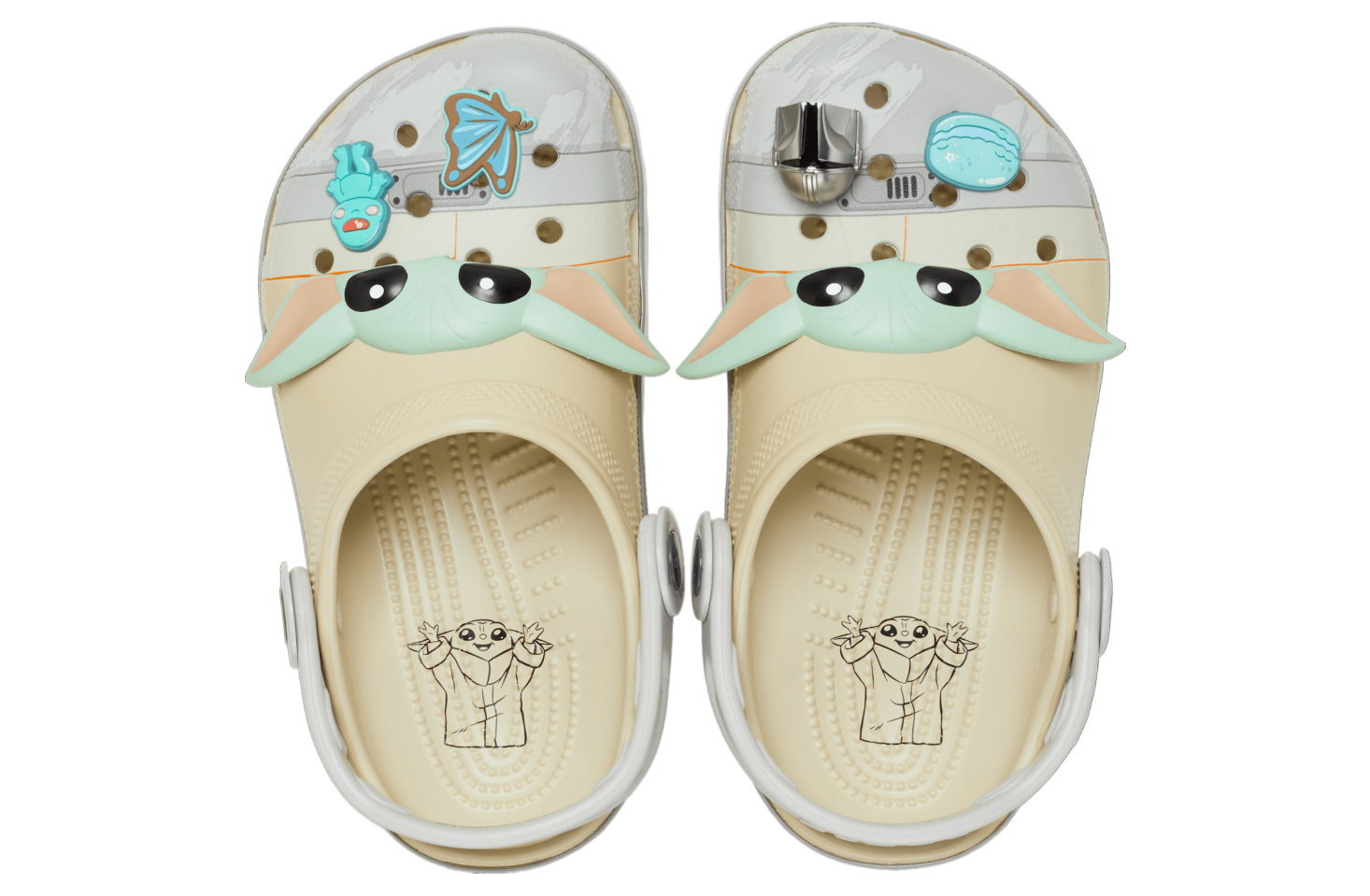 Crocs Star Wars Grogu Classic Clog GS Bone