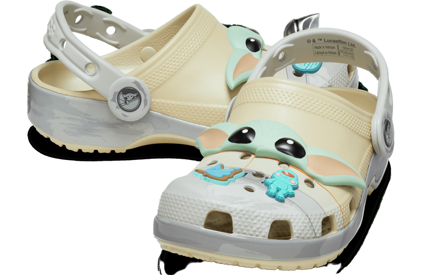 Crocs Star Wars Grogu Classic Clog GS Bone