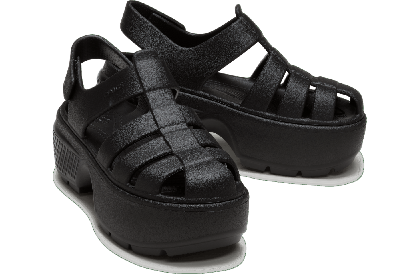 Crocs Stomp Fisherman Sandal Black