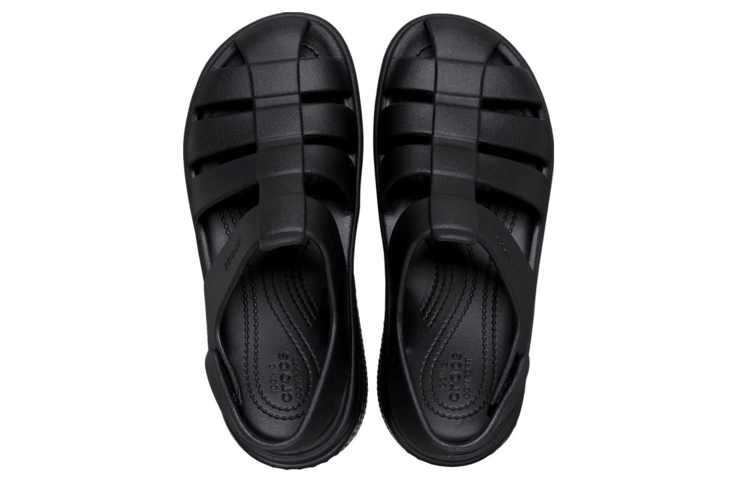 Crocs Stomp Fisherman Sandal Black