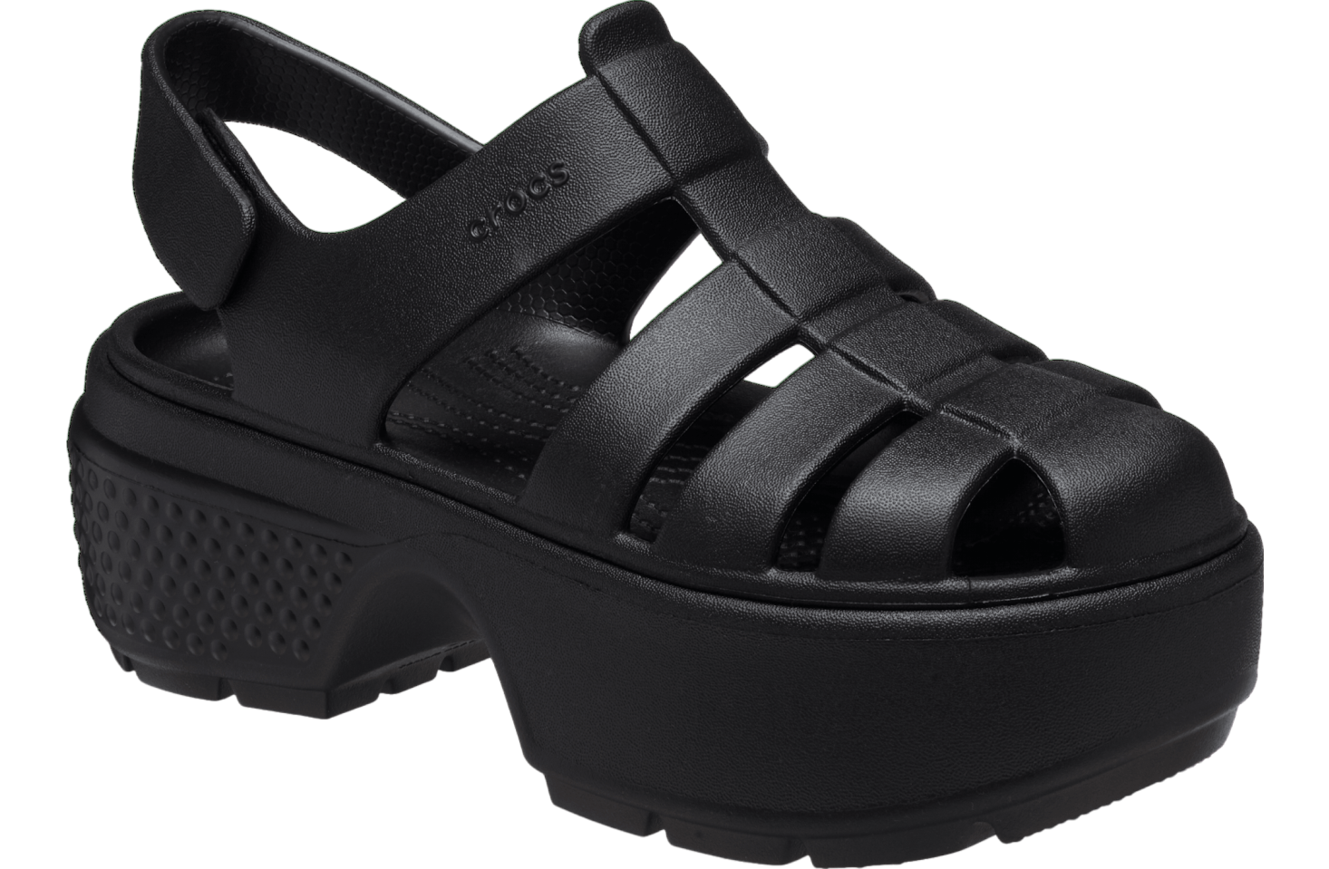 Crocs Stomp Fisherman Sandal Black