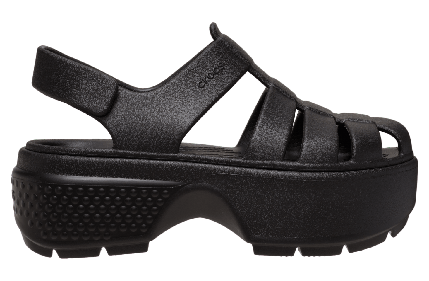 Crocs Stomp Fisherman Sandal Black