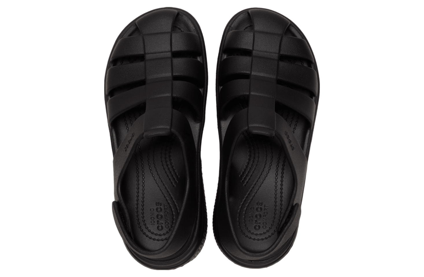 Crocs Stomp Fisherman Sandal Black