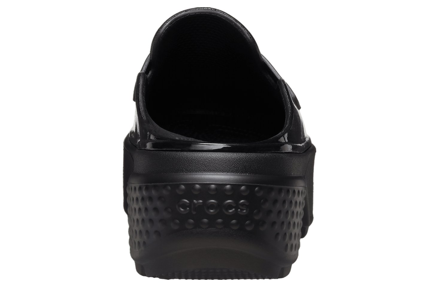 Crocs Stomp High Shine Loafer Black