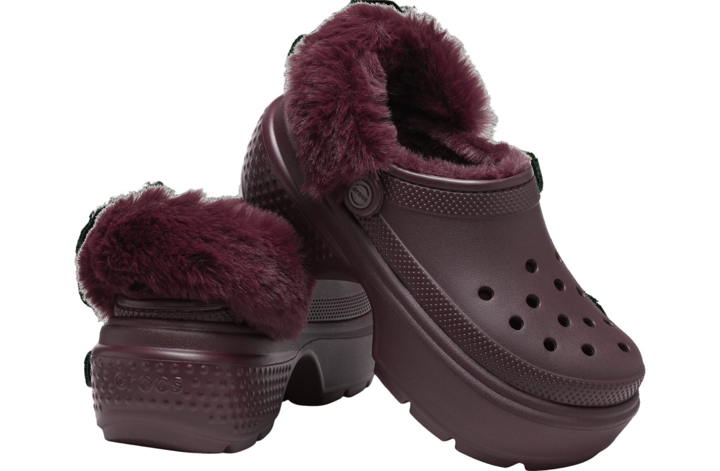 Crocs Stomp Lined Clog Dark Cherry