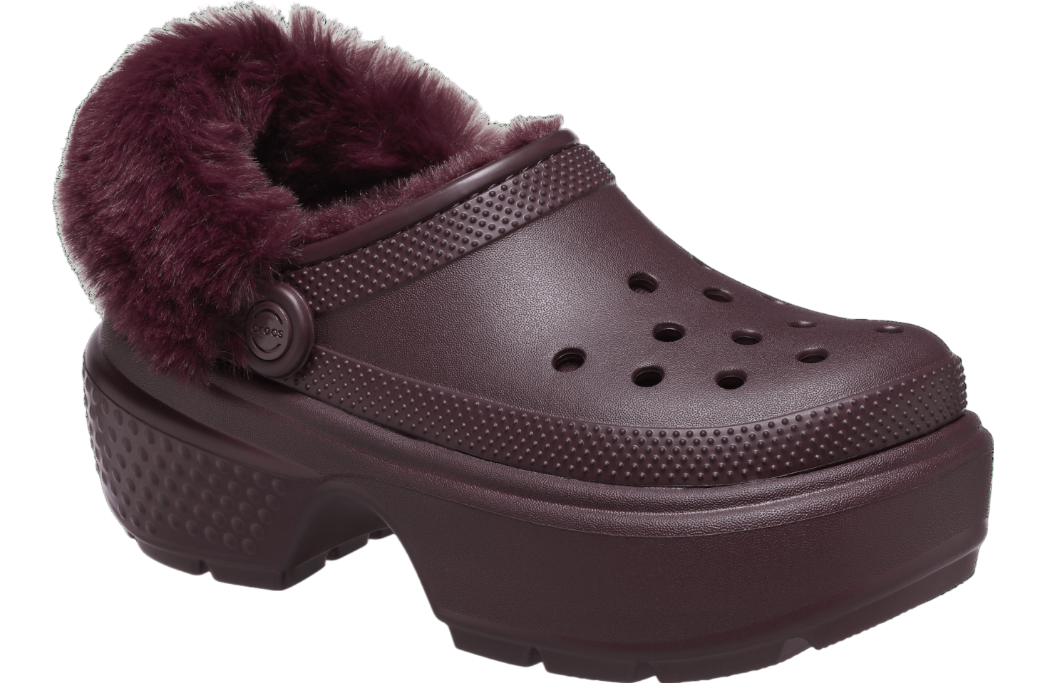 Crocs Stomp Lined Clog Dark Cherry