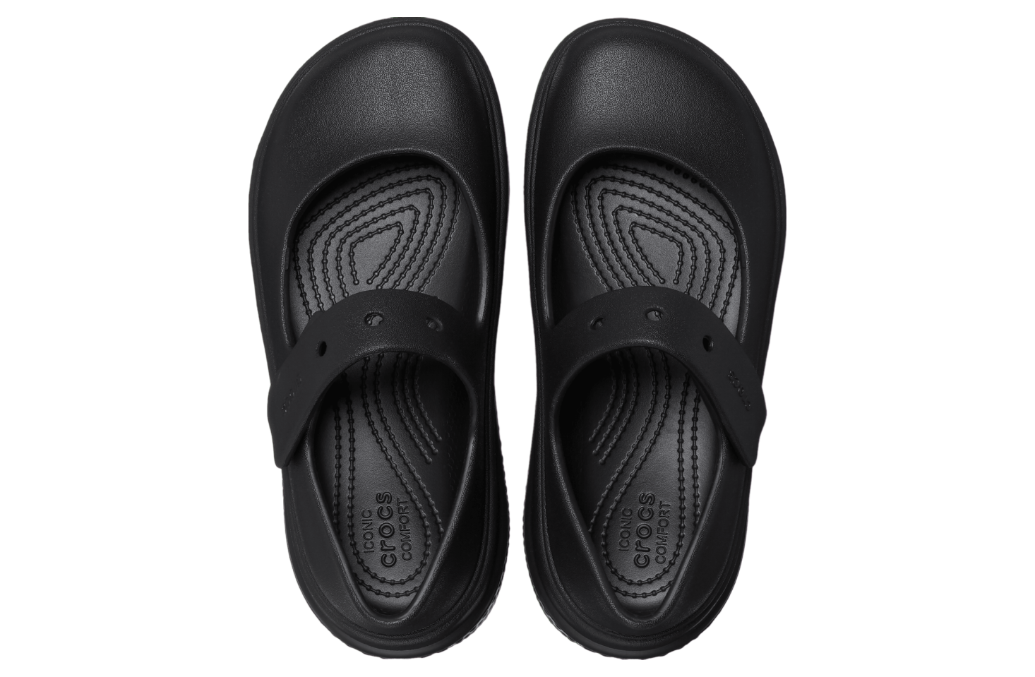 Crocs Stomp Mary Jane Black