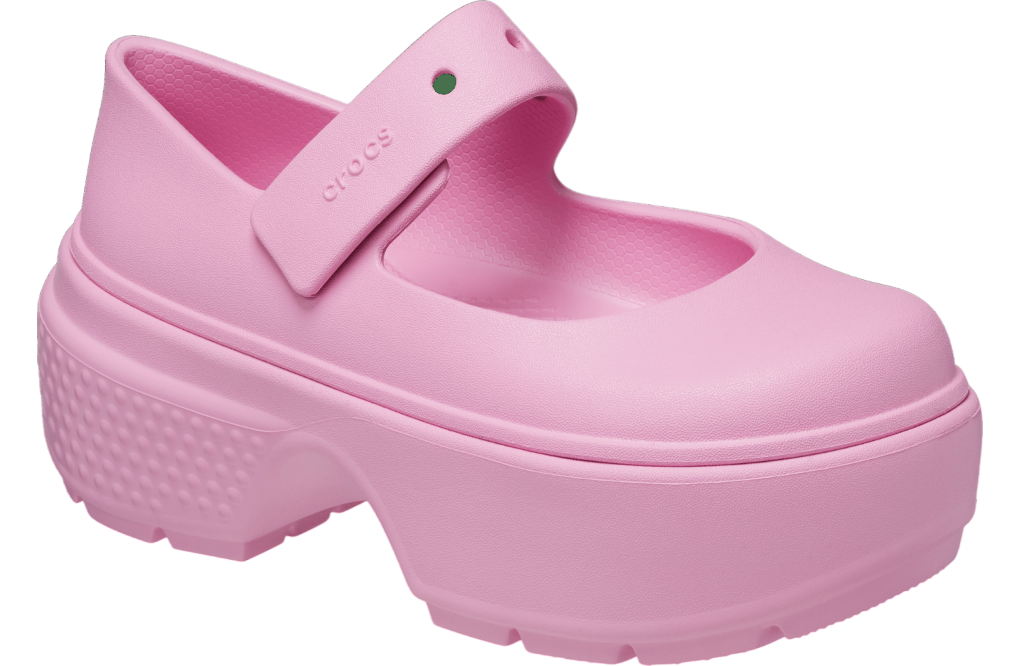 Crocs Stomp Mary Jane Pink Tweed