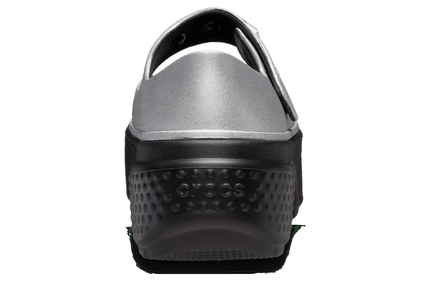 Crocs Stomp Metallic Mary Jane Silver