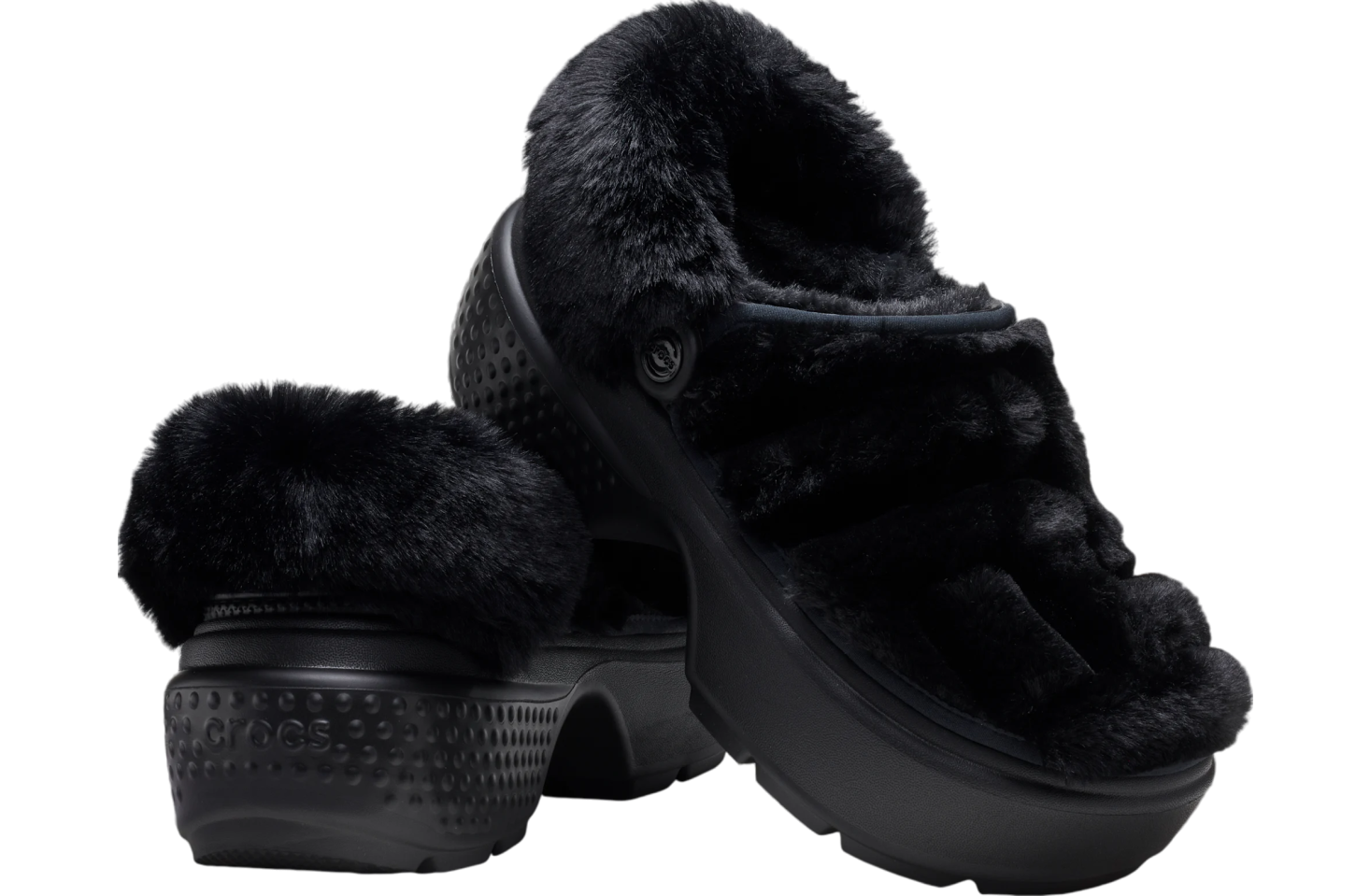 Crocs Stomp Quilted Clog Black