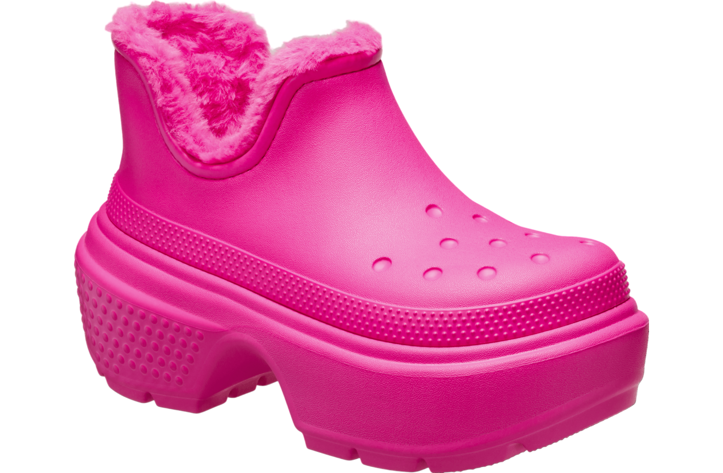 Crocs Stomp Shorty Boot Pink Crush