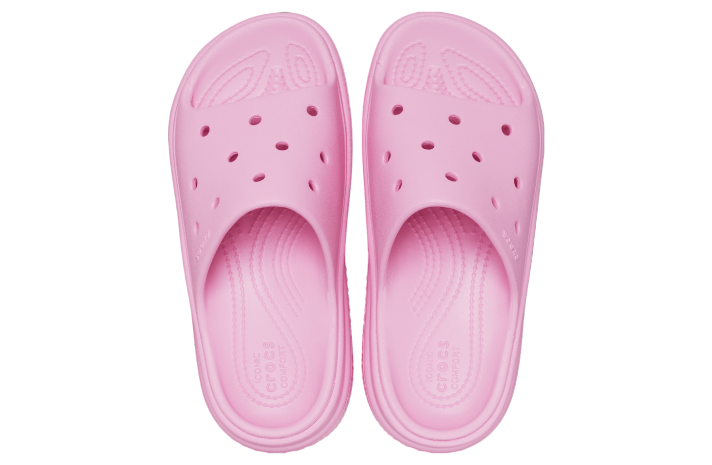 Crocs Stomp Slide Pink Tweed