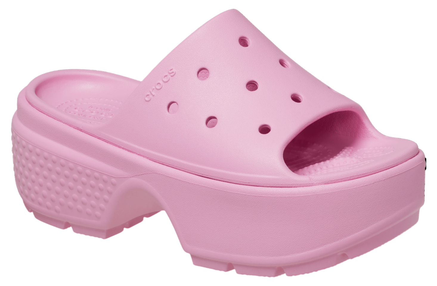 Crocs Stomp Slide Pink Tweed