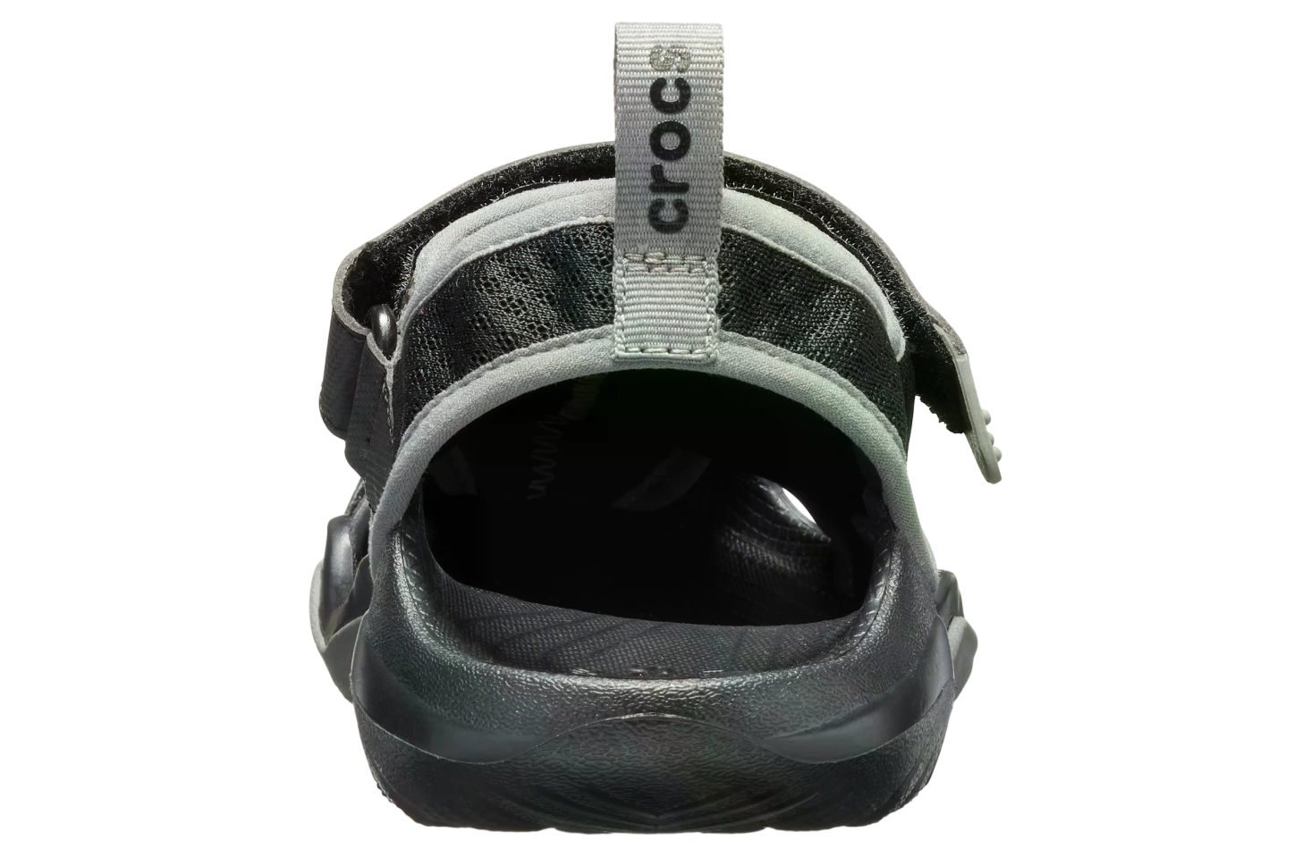 Crocs Swiftwater Mesh Deck Sandal Black