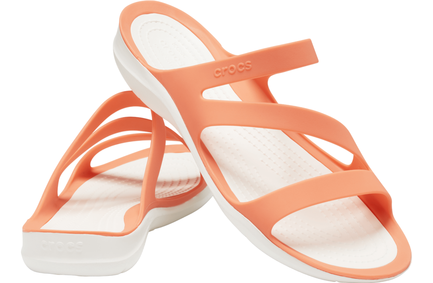 Crocs Swiftwater Sandal WMNS Grapefruit / White