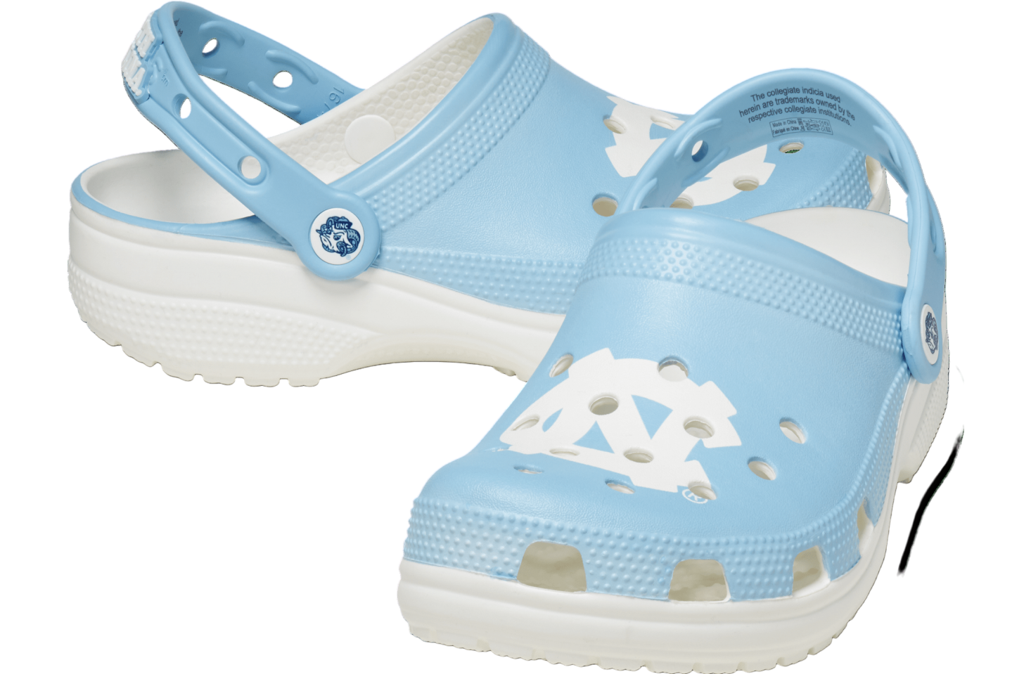 Crocs University of North Carolina Classic Clog White