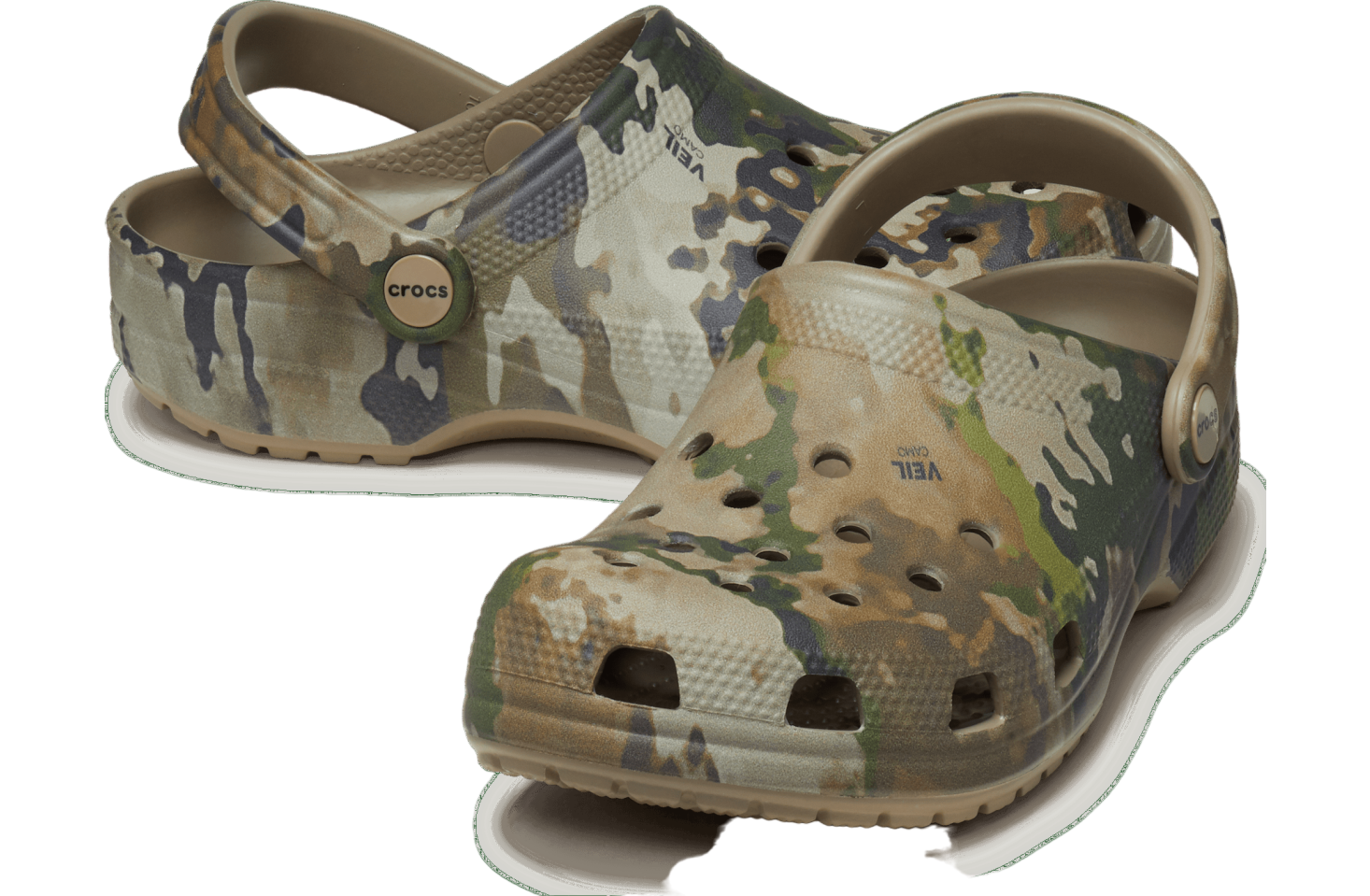 Crocs Veil Abstract Classic Clog Khaki