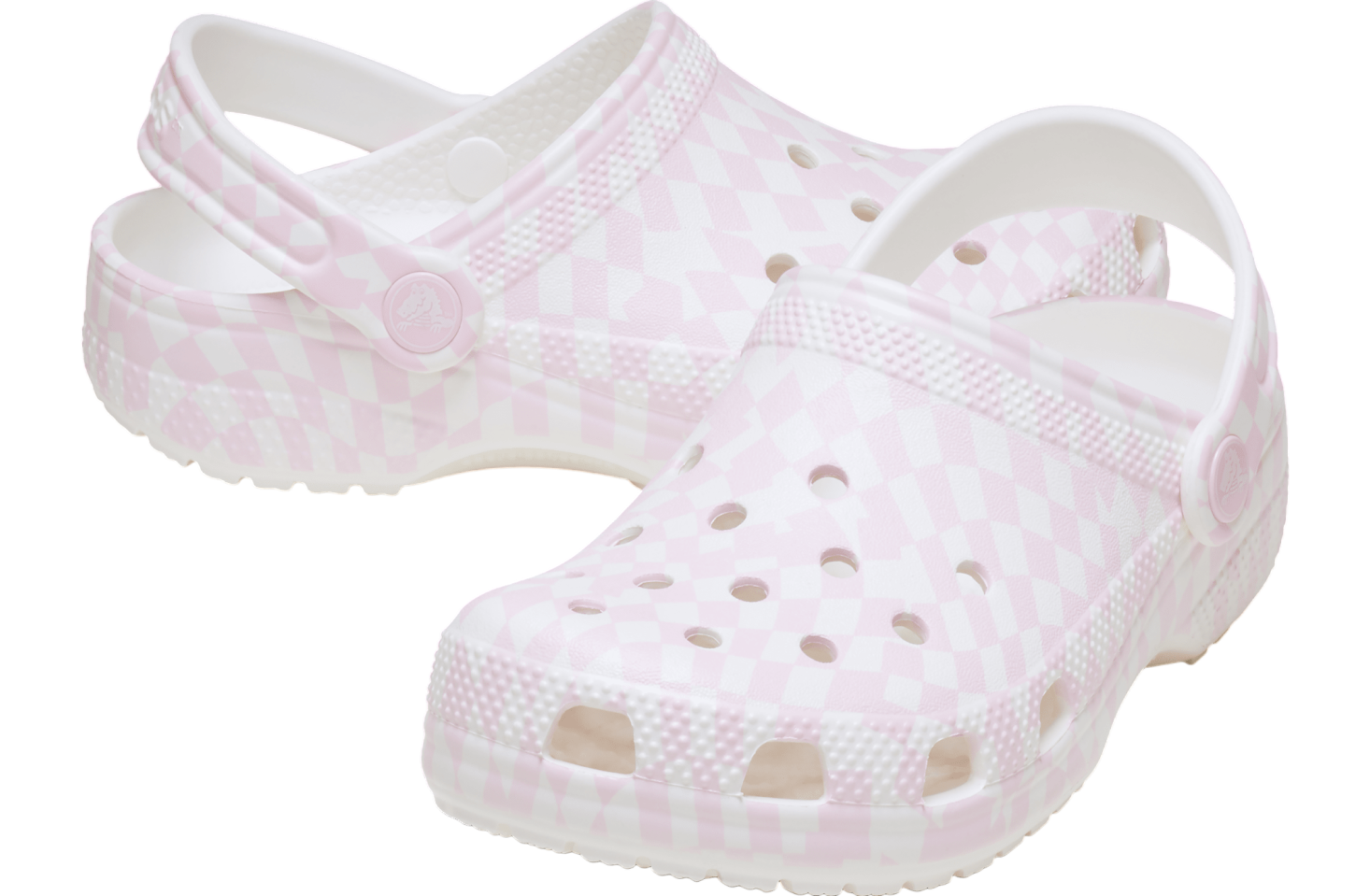 Crocs Warped Checker Clog GS Pink Milk