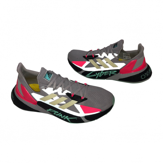 Cyberpunk 2077 x adidas X9000L4 Grey Two Yellow Zest