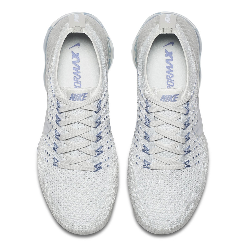 vapormax white ice blue