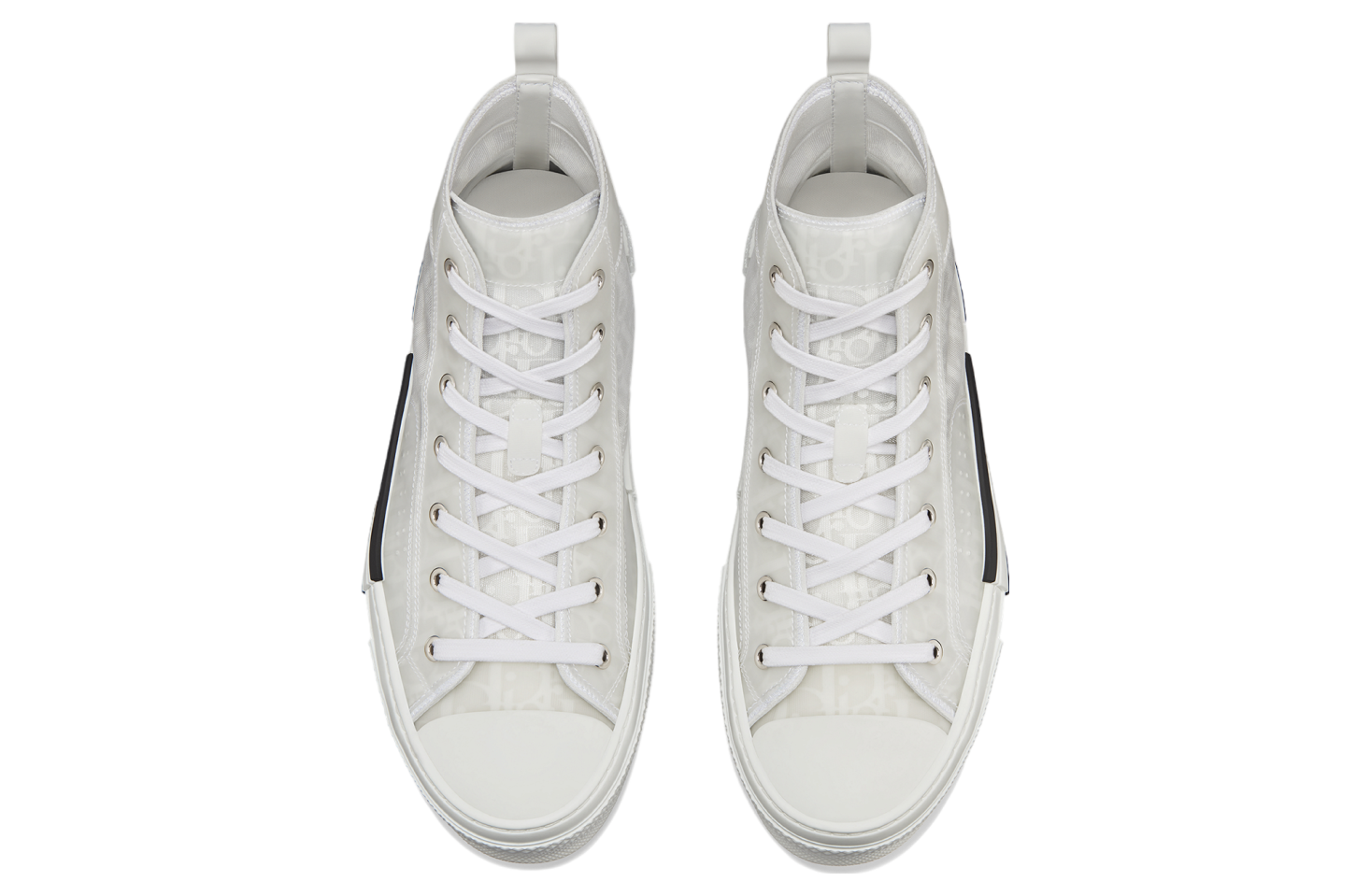 Dior B23 High White Oblique Canvas