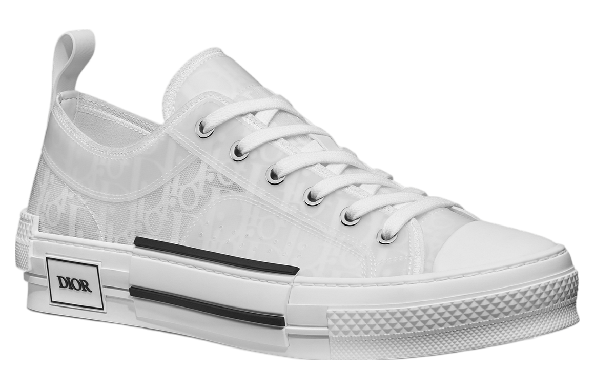 Dior B23 Low White Oblique Canvas