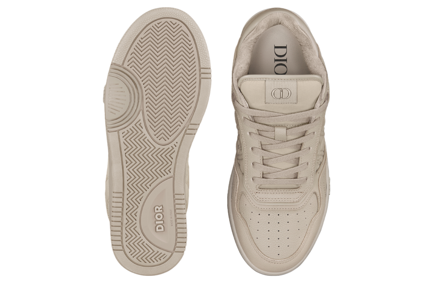 Dior B27 Low Beige Grained Calfskin / Beige Gravity Leather