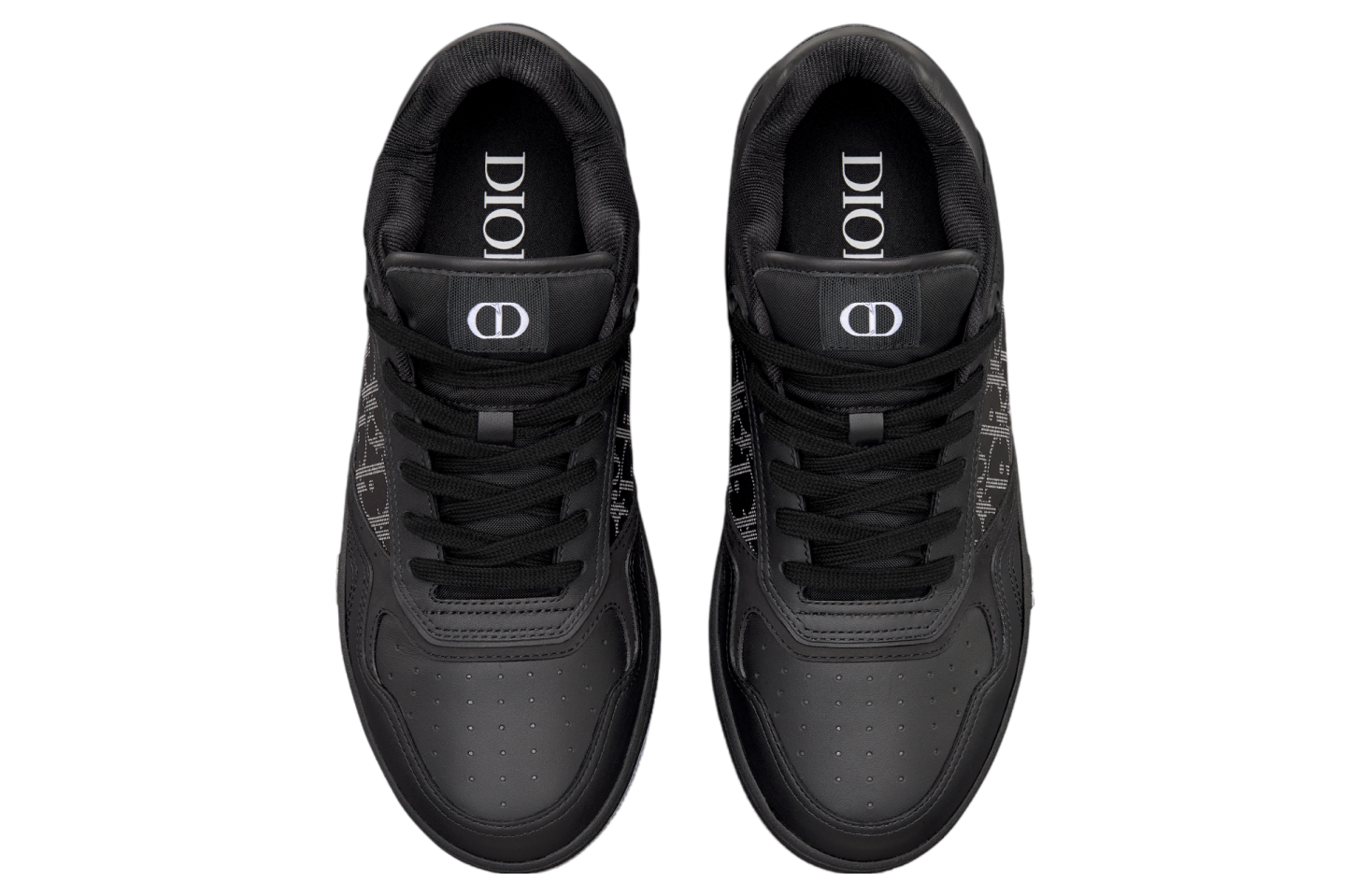 Dior B27 Low Black Smooth Calfskin / Black Suede