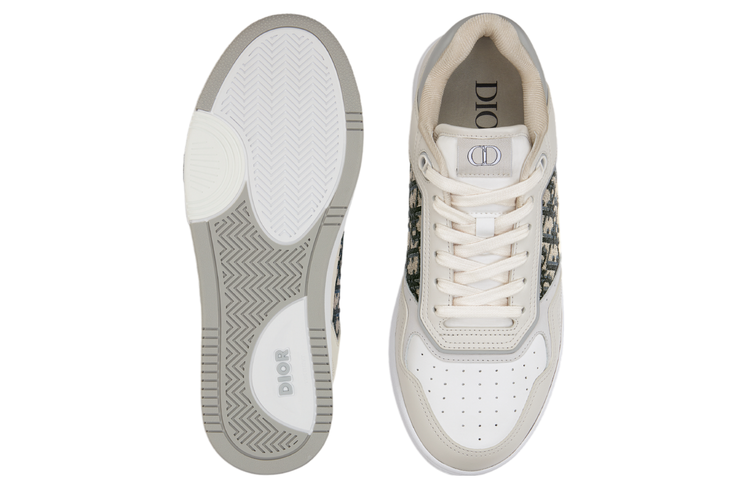 Dior B27 Low Cream / White Smooth Calfskin