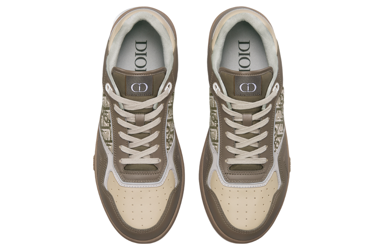 Dior B27 Low Khaki / Beige Smooth Calfskin