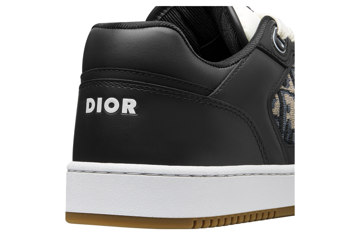 Dior B27 Low-Top Black Smooth Calfskin / Beige