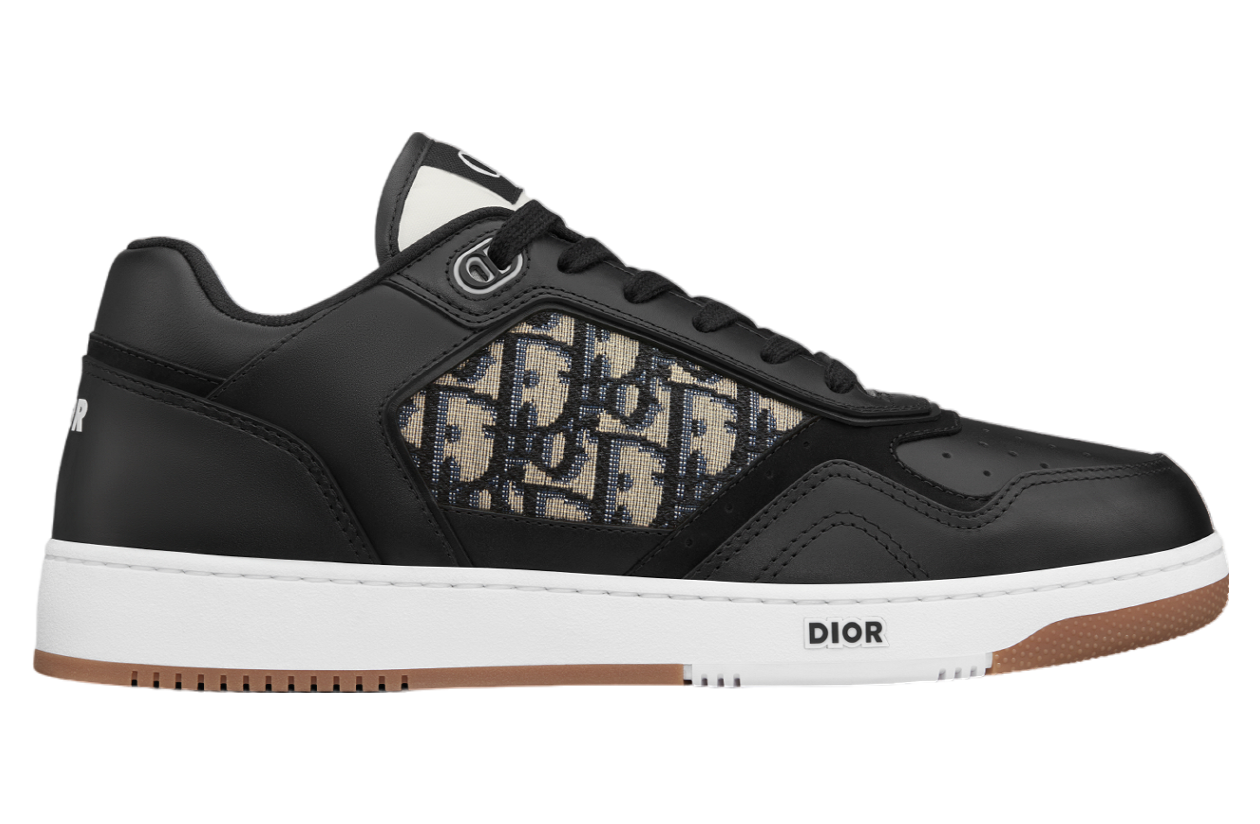 Dior B27 Low-Top Black Smooth Calfskin / Beige