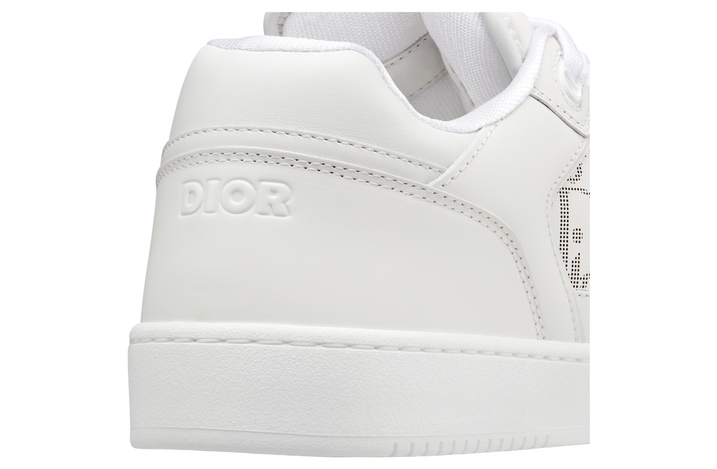 Dior B27 Low White Smooth Calfskin / Oblique Galaxy Leather