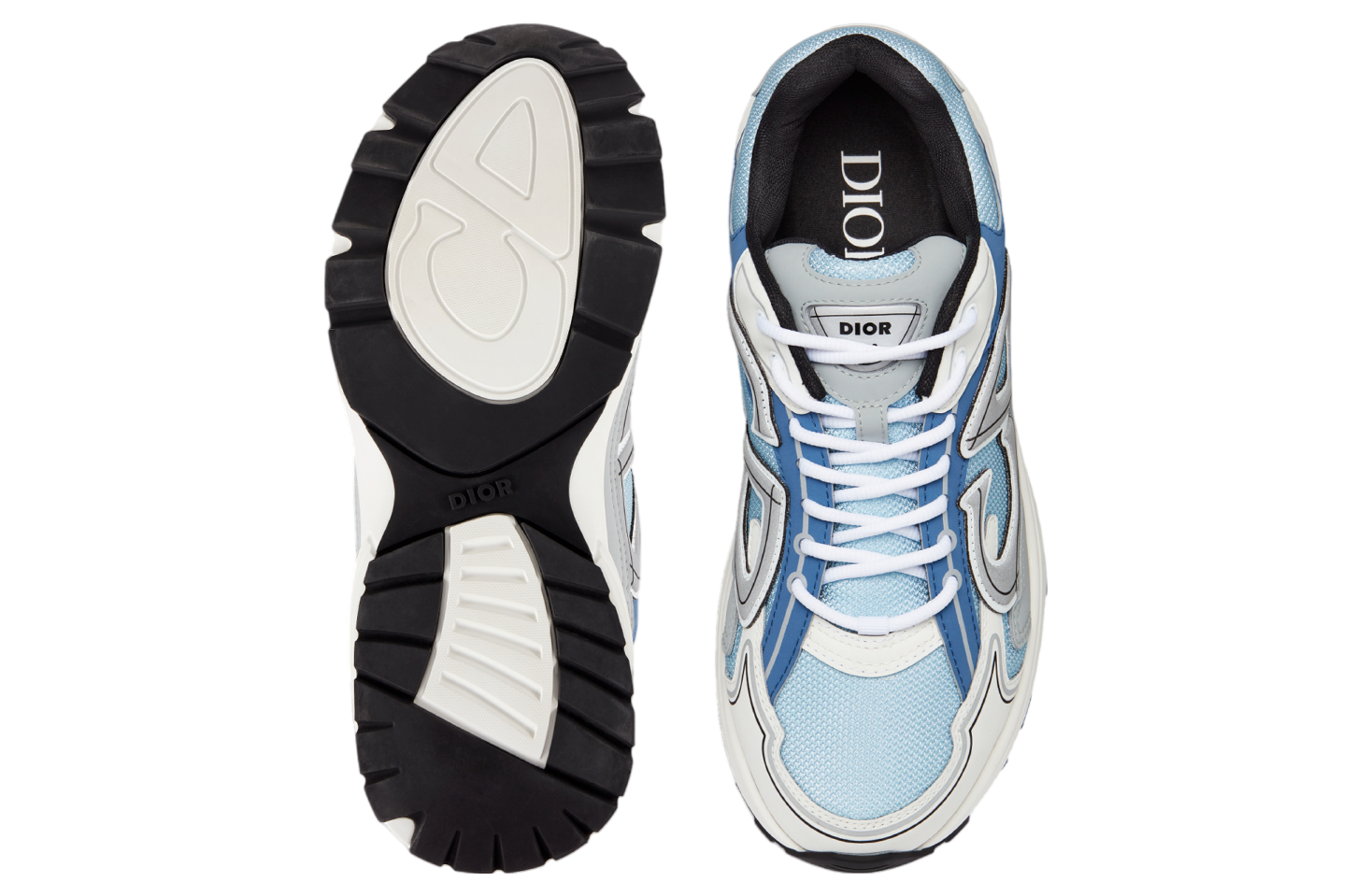 Dior B30 Light Blue Mesh / Gray