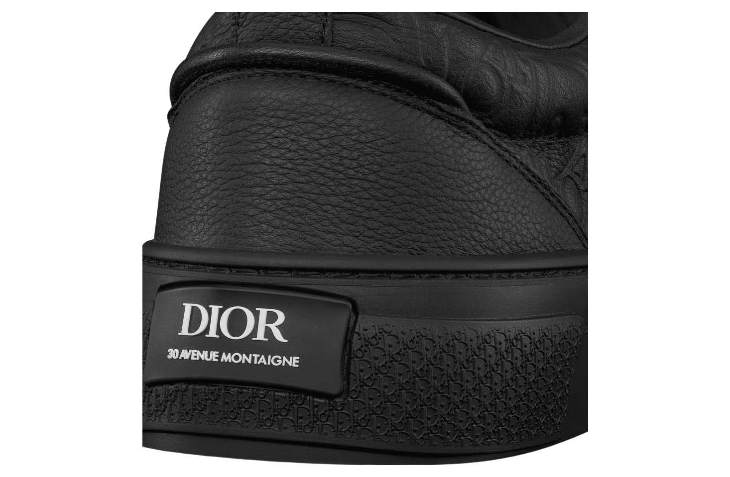 Dior B33 Black Grained Calfskin / Black Gravity Leather