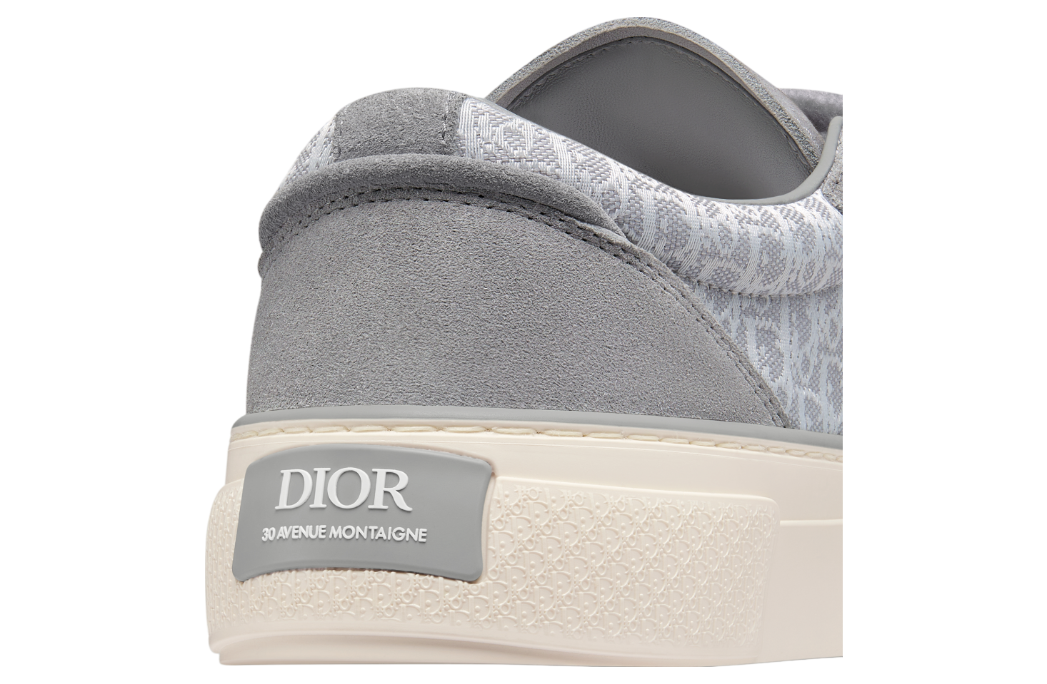 Dior B33 Gray Oblique Jacquard / Gray Suede