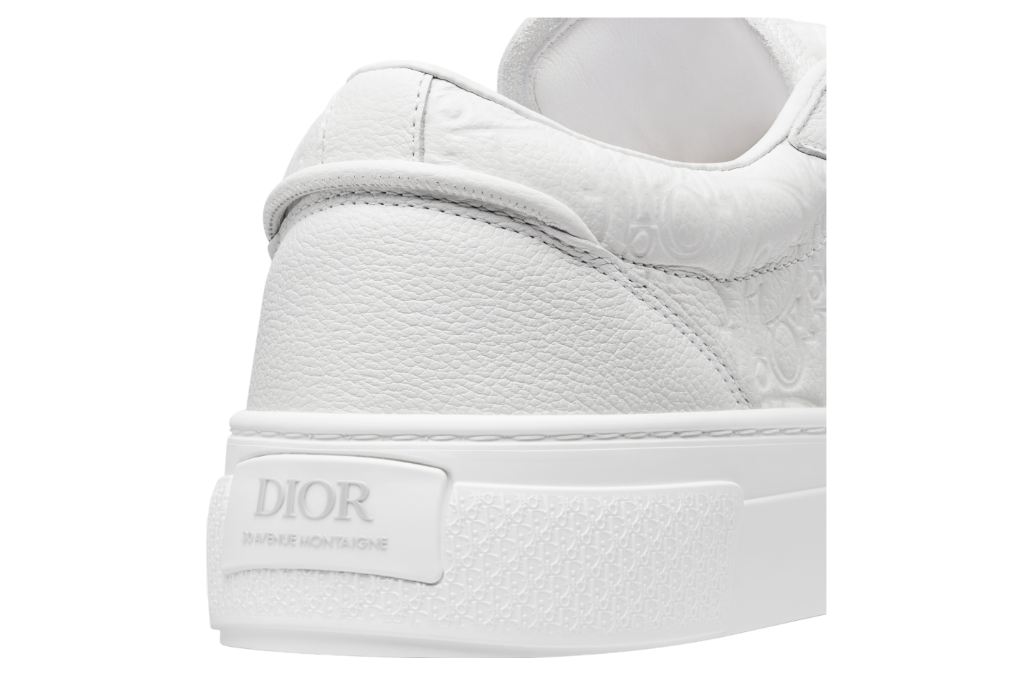 Dior B33 White Grained Calfskin / White Gravity Leather