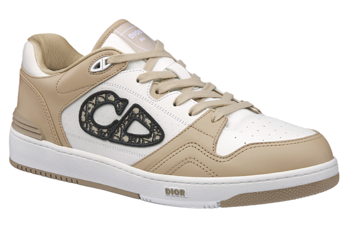 Dior B57 Low Beige / White Smooth Calfskin