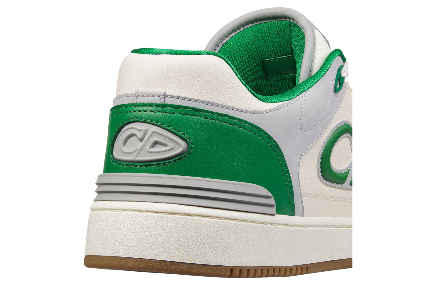 Dior B57 Low Green / Cream Smooth Calfskin