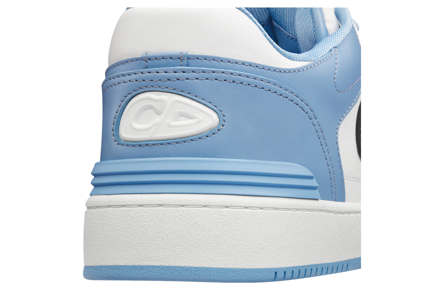 Dior B57 Low Light Blue / White Smooth Calfskin