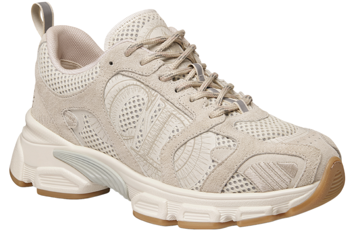 Dior Chrono WMNS Beige Mesh / Suede Calfskin