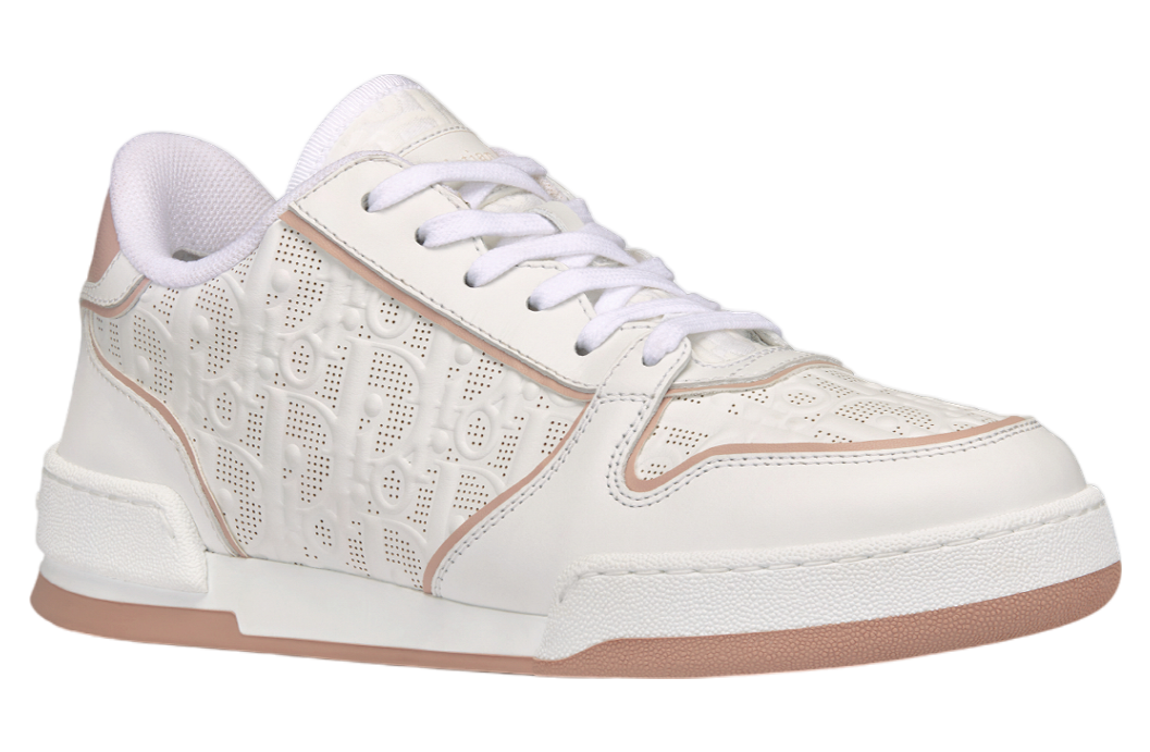 Dior One WMNS White / Nude Oblique Perforated Calfskin