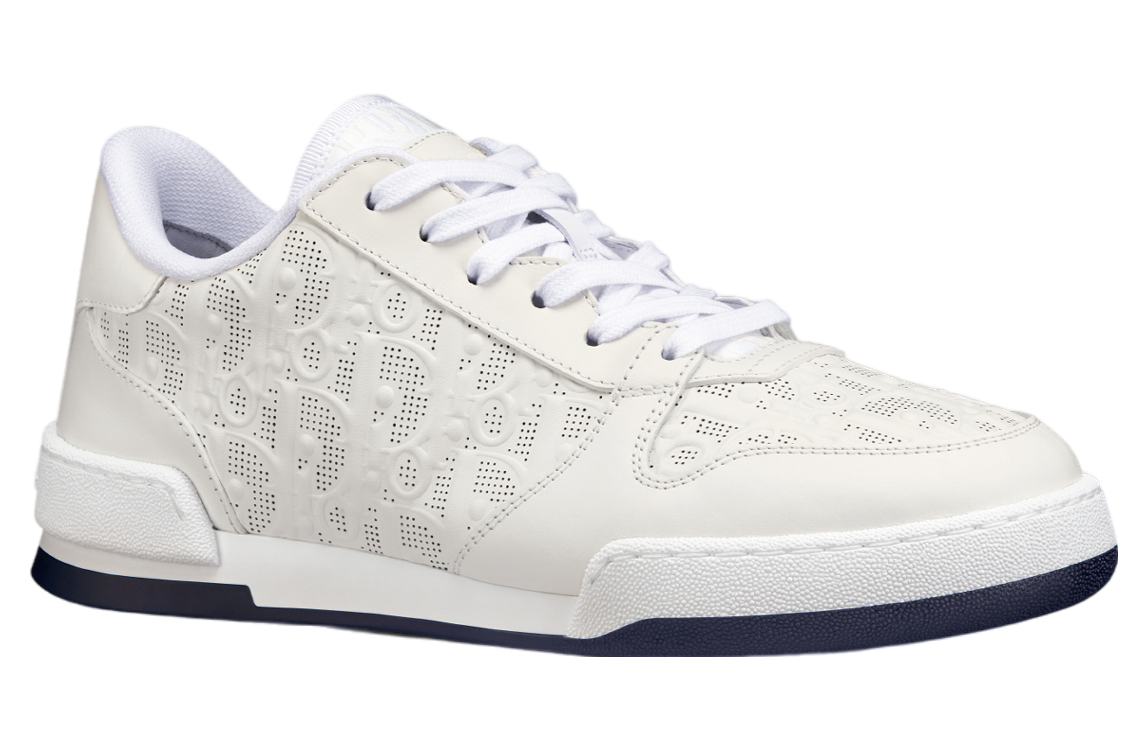 Dior One WMNS White Oblique Perforated Calfskin