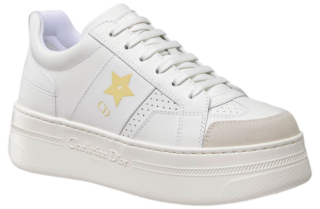 Dior Star Platform WMNS White Calfskin White Jun 2024 KCK413CLD S09W KicksOnFire